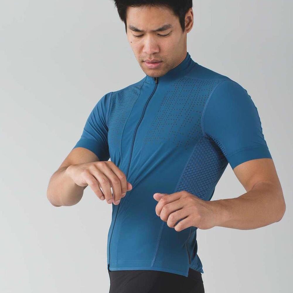 Lululemon Sea To Sky Men’s Cycling Jersey size M - Picture 2 of 8